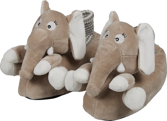 Olifant Pantoffels - Kinderen - Beige