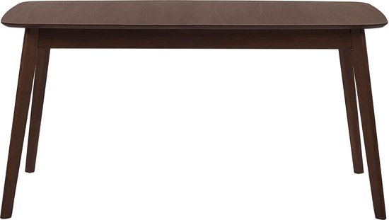 MADOX - Eettafel - Donkere houtkleur - 90 x 150 cm - MDF