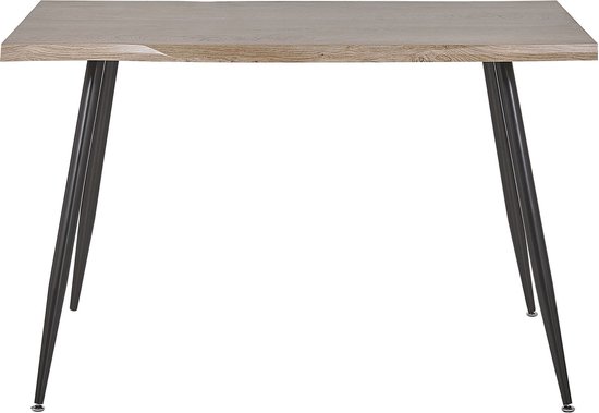 LUTON - Eettafel - Lichte houtkleur - 80 x 120 cm - MDF