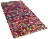 BAFRA - Laagpolig vloerkleed - Multicolor - 80 x 150 cm - Polyester