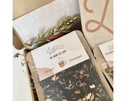 Lottea Giftset Speciaal 'Hartendief' - thee cadeau, thee pakket, thee cadeaupakket, theeset, thee geschenkset, thee gift, liefde cadeau, cadeau voor haar
