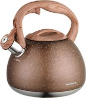 Top Choice - Bouilloire sifflante traditionnelle - Bronze - 2,8 litres