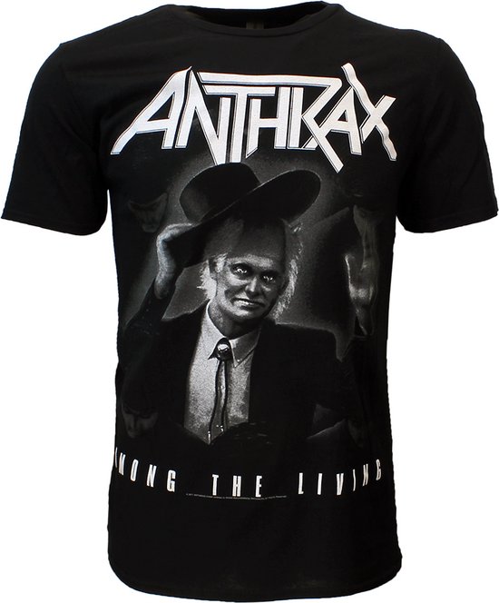 Anthrax Among The Living T-Shirt - Officiële Merchandise