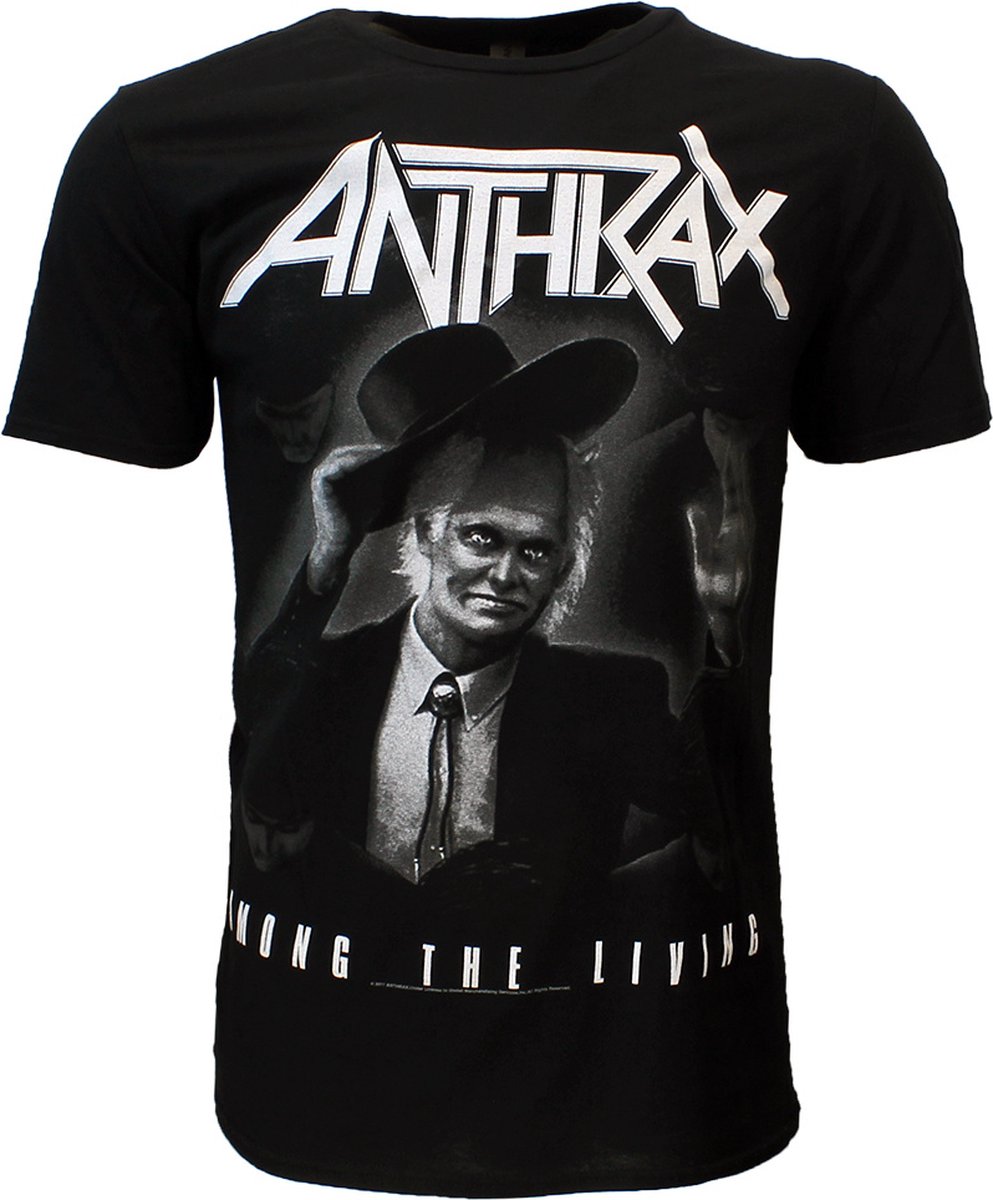 Anthrax Among The Living T-Shirt - Officiële Merchandise - L