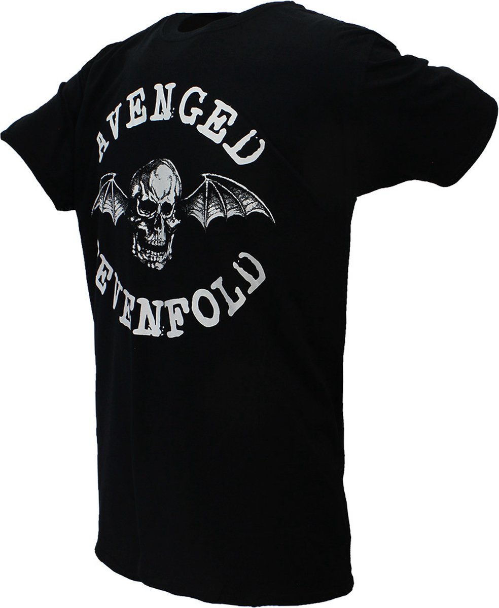 Avenged Sevenfold Death Bat Skull T-Shirt - Officiële Merchandise - S