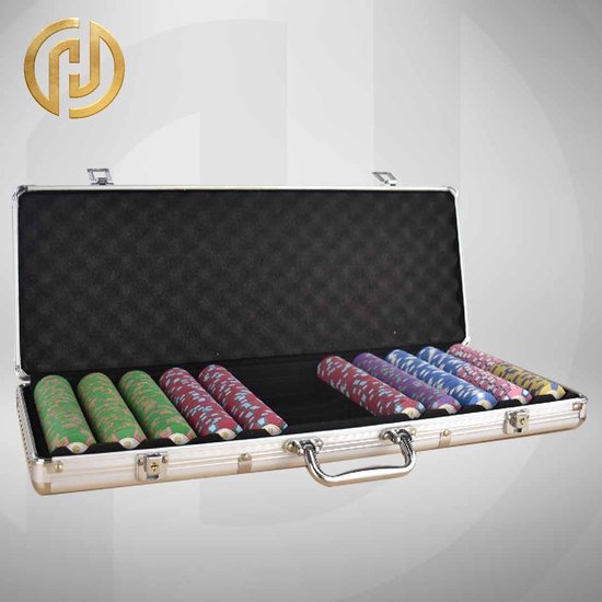 Hades MTT Classic Poker Set 500 poker chips pokerkoffer pokersets
