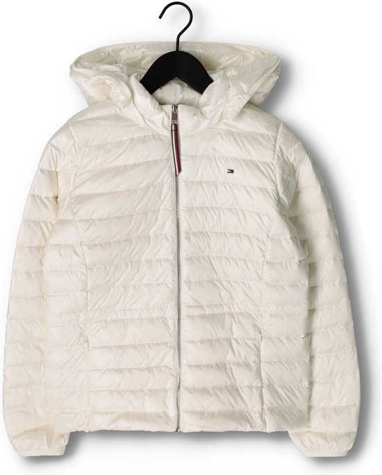 Tommy Hilfiger Feminine Lw Down Jacket Jassen Dames Zomerjas Ecru Maat XS bol