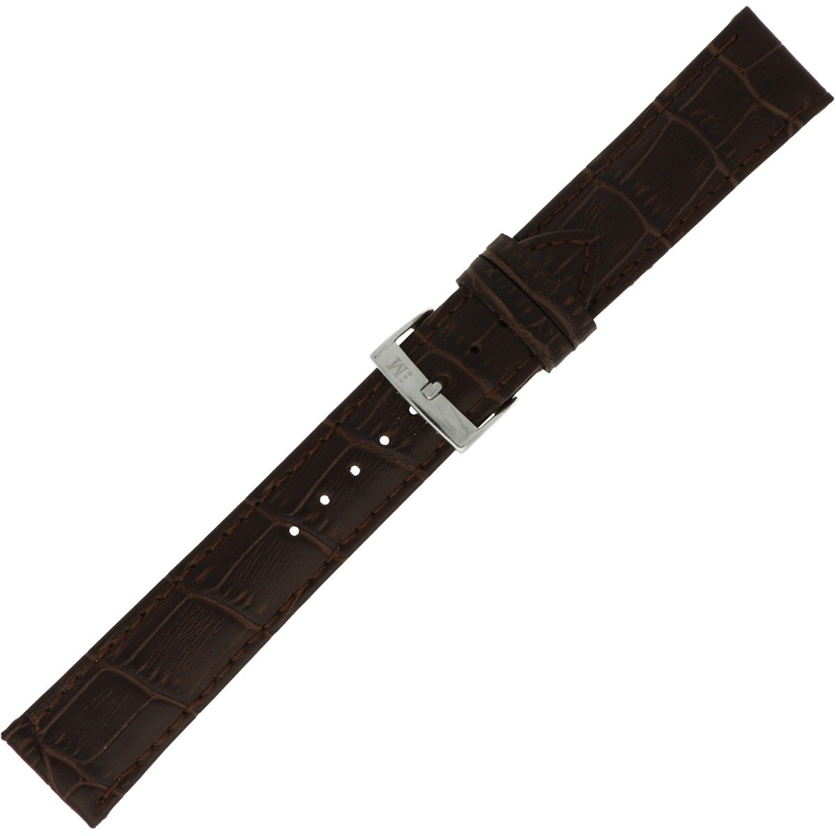 Morellato PMX032BOLLE IG Horlogebandje - Leer - Donkerbruin - 22 mm