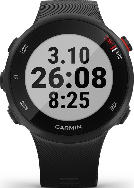 Garmin Forerunner 45S - Sporthorloge met GPS Tracker - Hardloophorloge - 40mm - Zwart - Garmin