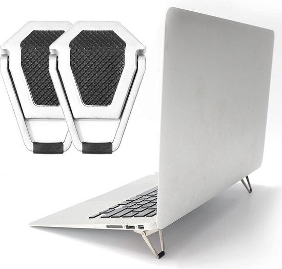 WiseGoods Premium Laptop Stand Mini - Standaard Voor Laptops -  Laptopstandaard Beugels