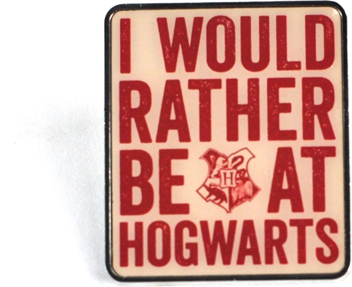 Harry Potter - Hogwarts Slogan Enamel Speld Badge