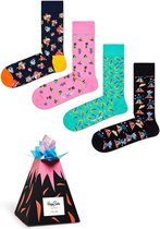 Bol.com Happy Socks Happy Socks Volcano Gift Box (4-pack) - unisex sokken - unisex sokken - Unisex - Maat: 36-40 aanbieding