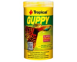 TROPICAL Guppy - voer voor aquariumvissen - 250 ml/50 g