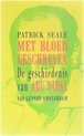 Livre 'Met bloed geschreven' de Patrick Seale, avec le texte 'De geschiedenis van Abu Nidal'.