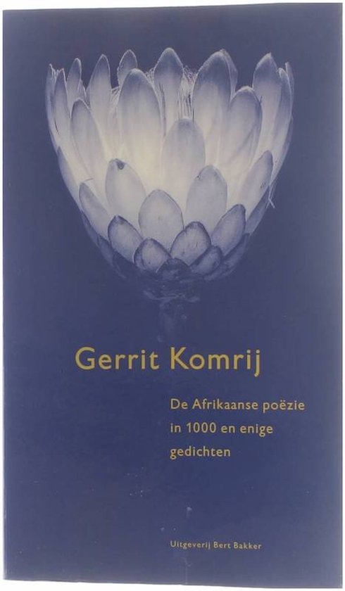 Cover van het boek 'De Afrikaanse poëzie in 1000 en enige gedichten' van Gerrit Komrij