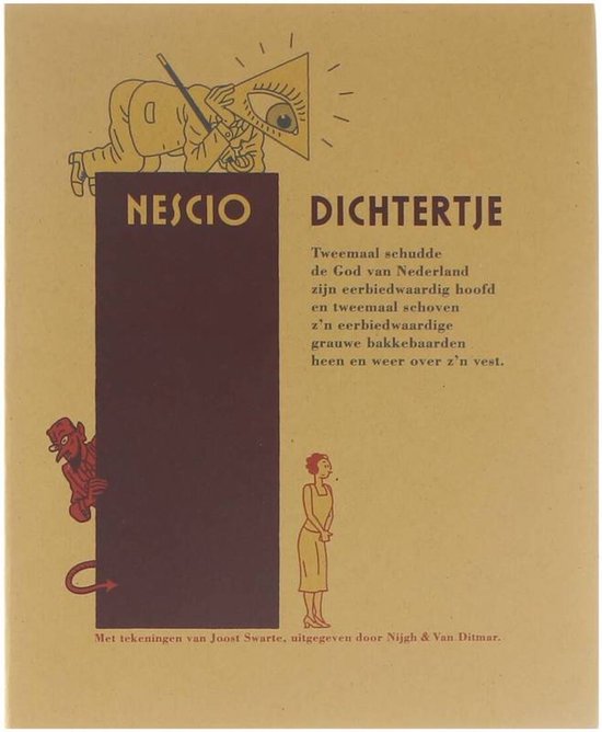 Cover van het boek 'Dichtertje' van  Nescio