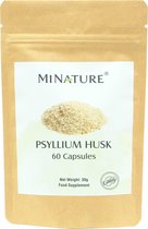 Psyllium Capsules 60 stuks - 450mg Poeder van Psylliumvezels per Vega Capsule - Psyllium Husk - Plantago Ovata - 100% Plantaardig