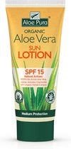 Aloё Vera Pura Organic Sun SPF15 Medium Protection Lotion - Zonnelotion