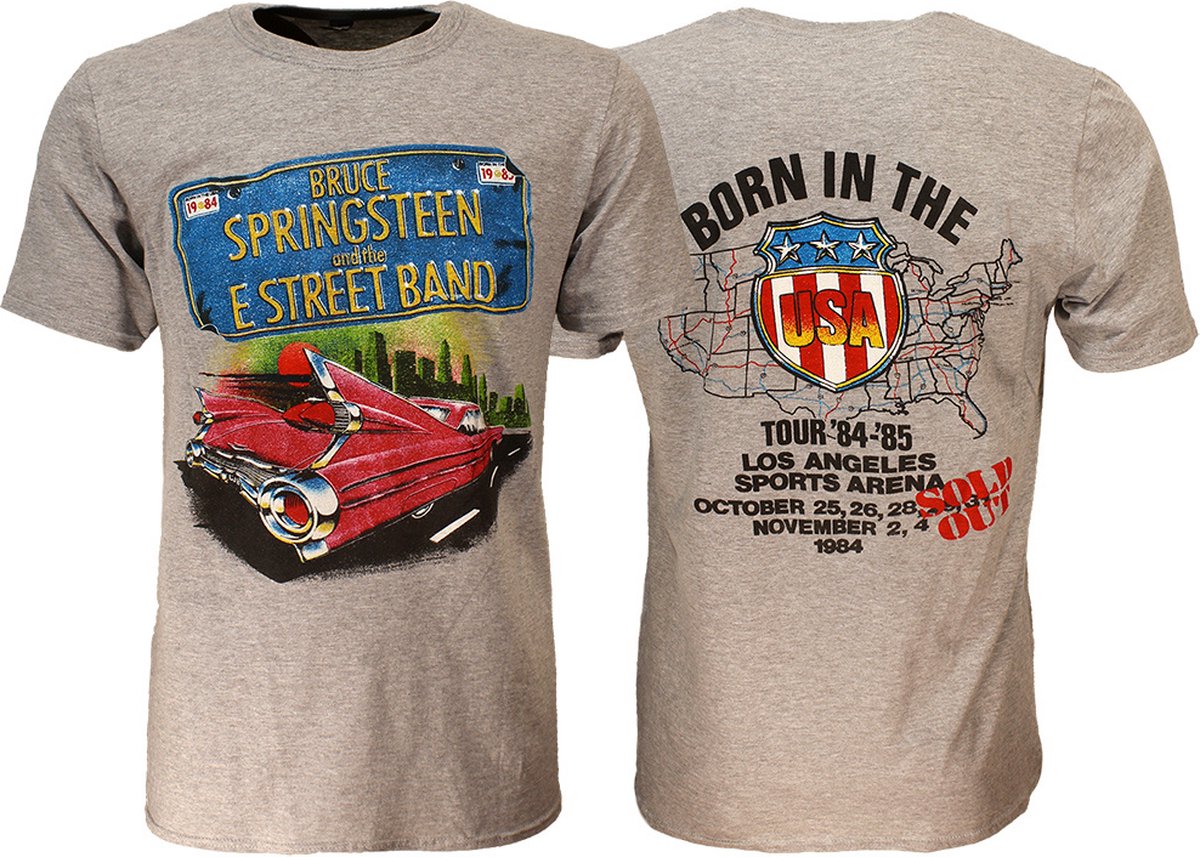 Bruce Springsteen Pink Cadillac T-Shirt - Officiële Merchandise - M