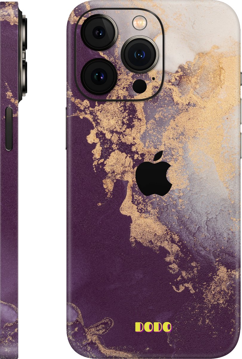 DODO Covers - iPhone 13 Pro - Purple Marble - Sticker - Skin