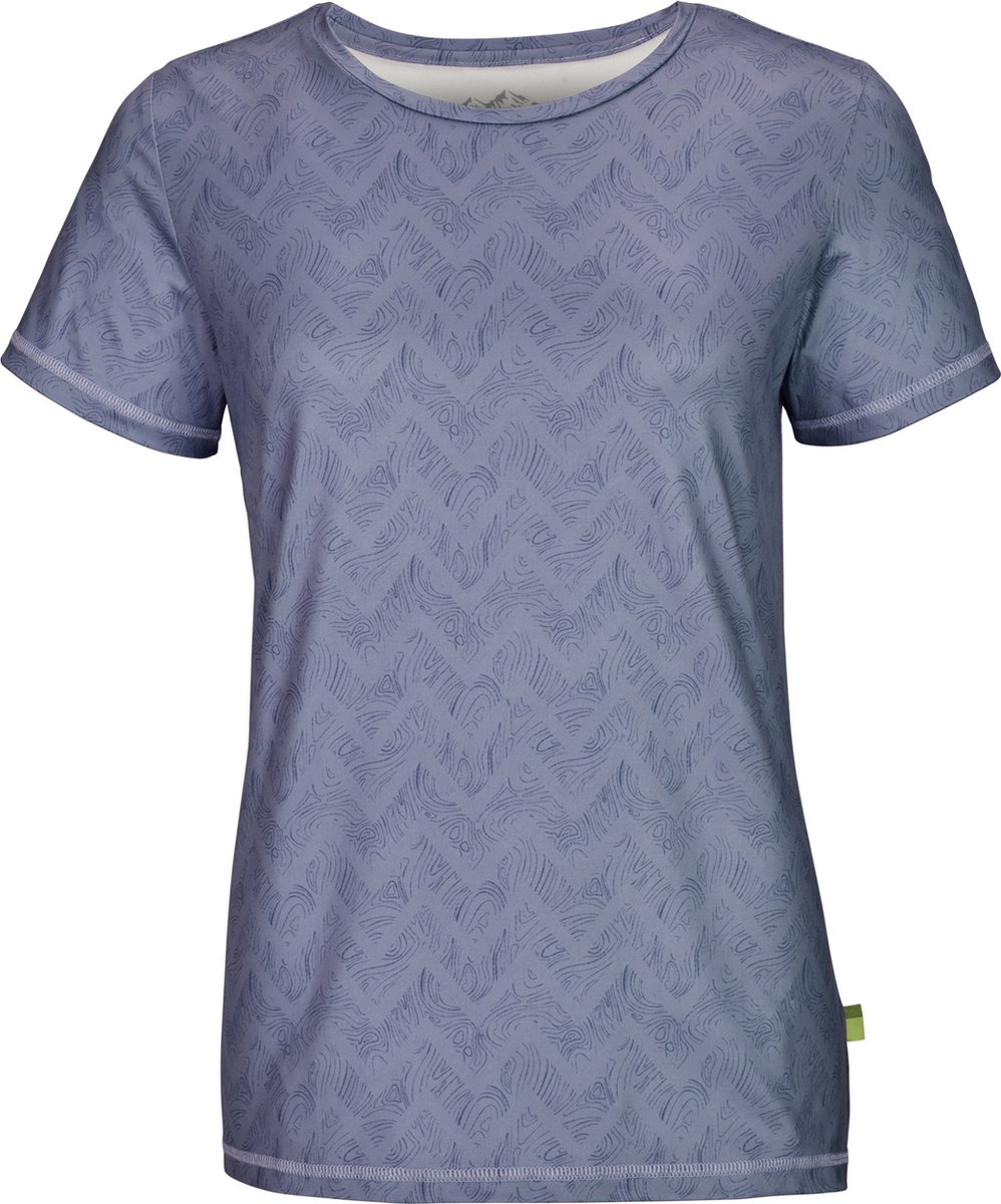 Killtec dames shirt shirt KM dames print 39155 Blauw