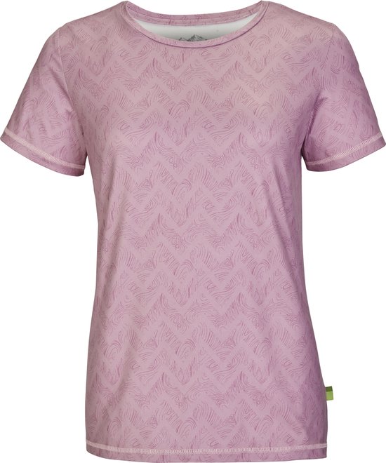 Killtec dames shirt - shirt KM dames - oudroze print - 39155 - maat 44