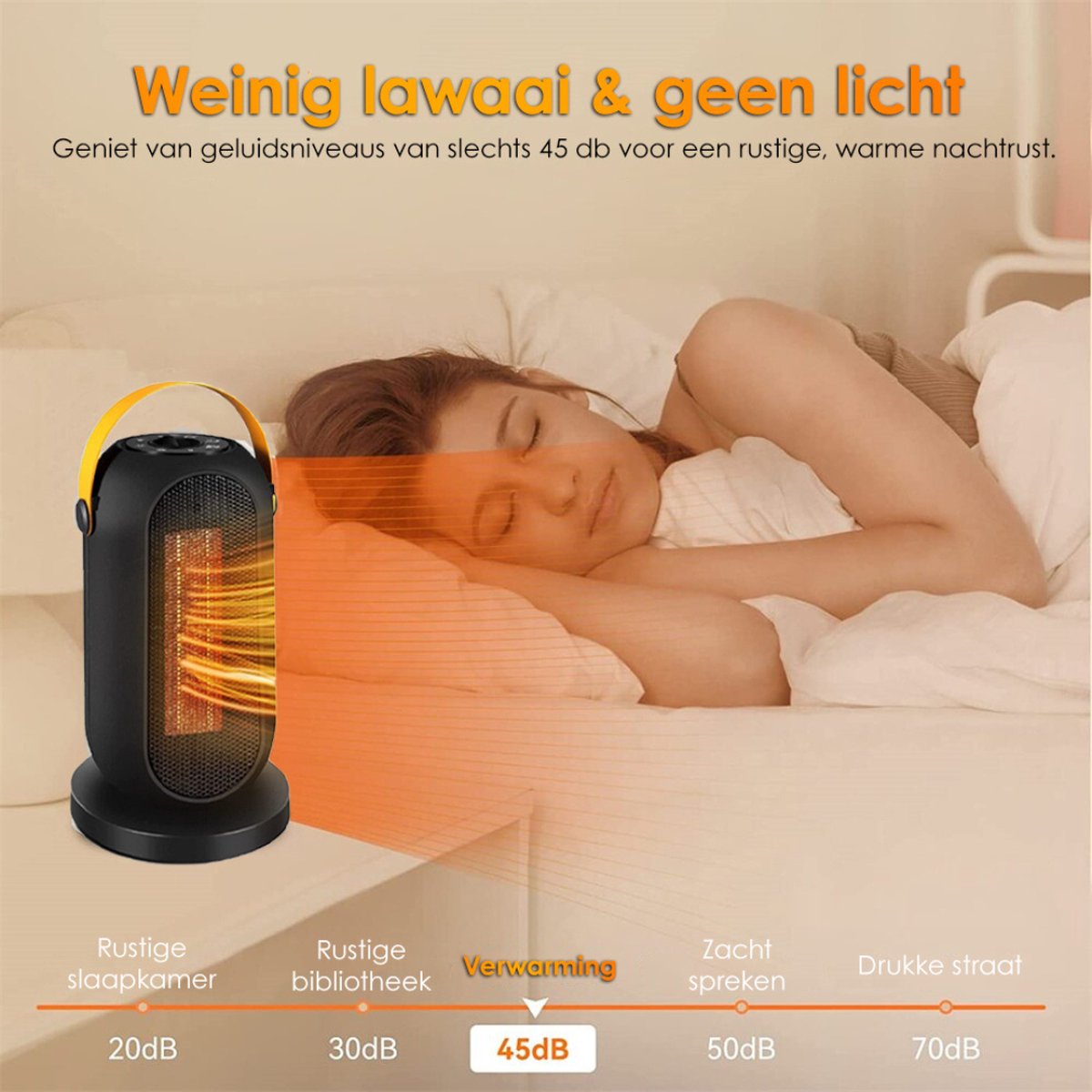 Bolture Elektrische Straalkachel - Ventilatorkachel - Keramische Kachel Met Ventilator - Infrarood - Energiezuinig - 1500W - Zwart – foto 6