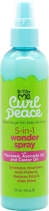 Just For Me - Curl Peace 5-en-1 - Wonder Spray - Enfants -227 ml | bol.com