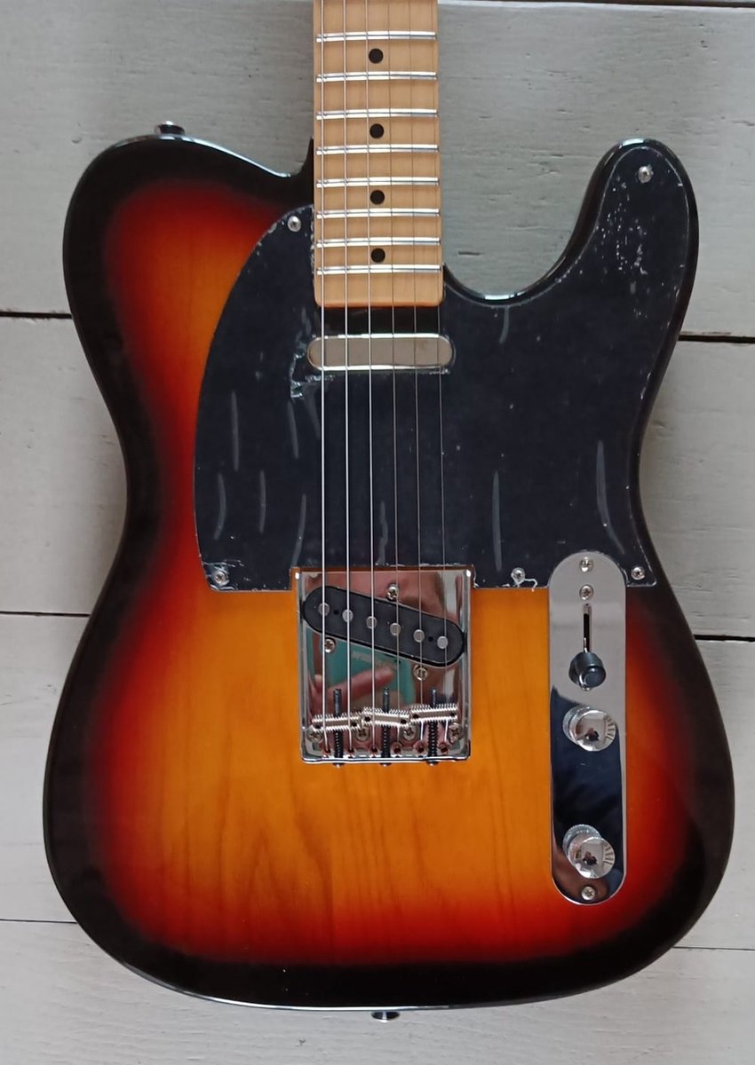 Richwood - Buckaroo Deluxe - Guitare électrique - Guitare adulte - Milwood  Zwart 