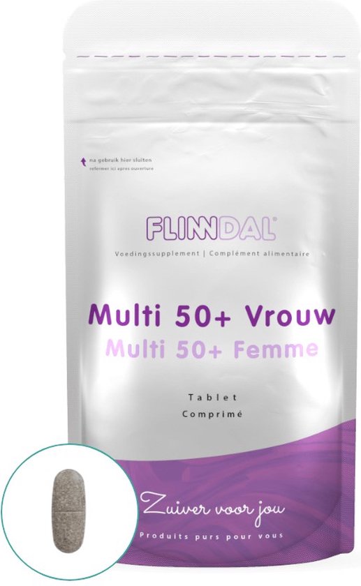 Flinndal Multi Tabletten Multivitamine Voor Behoud Van Vitaliteit Voor Vrouwen Bol