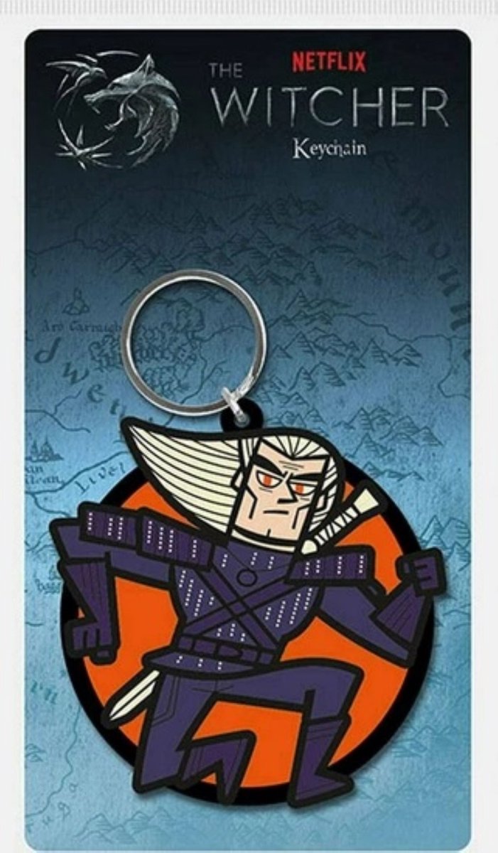 Pyramid Int. Netflix The Witcher Rubberen Sleutelhanger-Geralt (Diversen) Nieuw