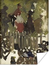 Poster Kermis - Schilderij van George Hendrik Breitner - 120x160 cm XXL