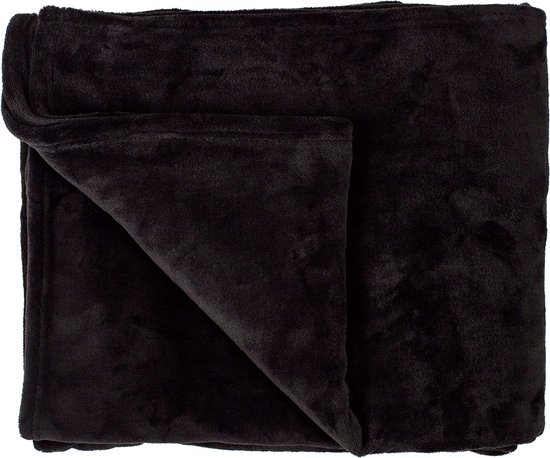 Komfortec Knuffeldeken, wollig, woondeken, fleecedeken, Oeko-Tex- gecertificeerd, superzacht, 150 x 200 cm, 260 g/m², ecru