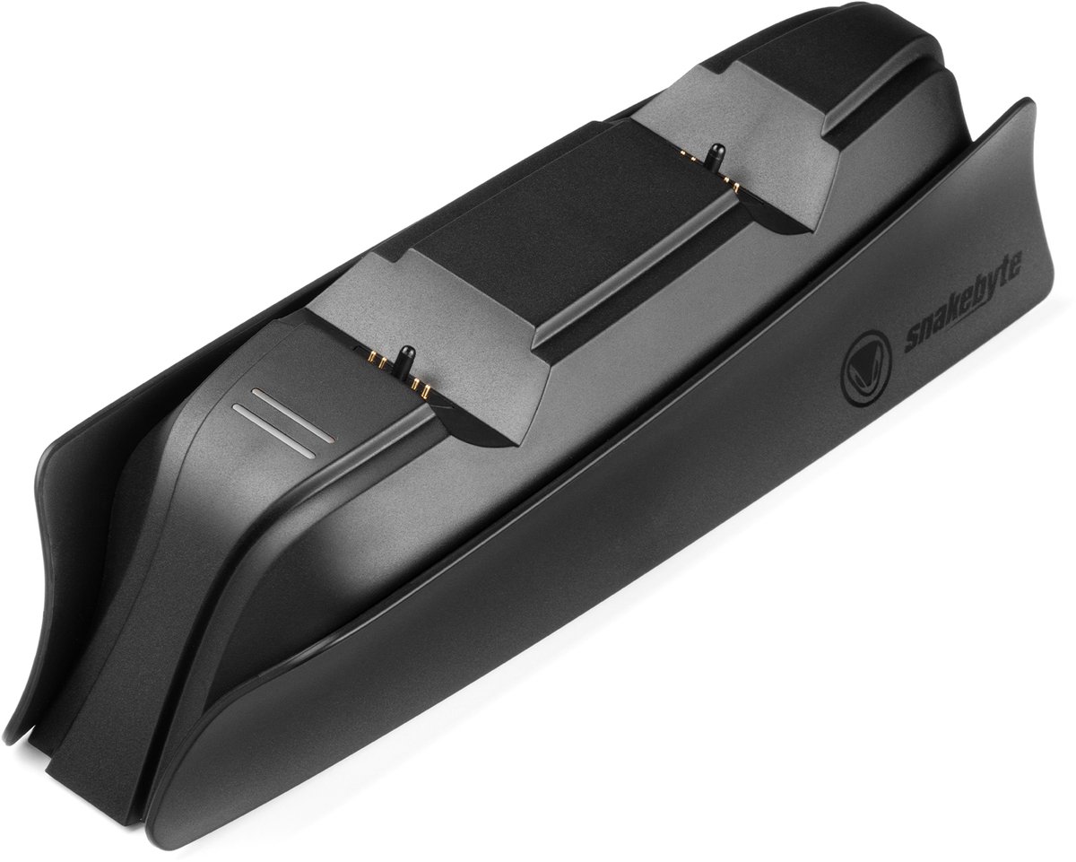 Snakebyte Twin Charge 5 - Oplaadstation - 2 Controllers - PS5 - Zwart