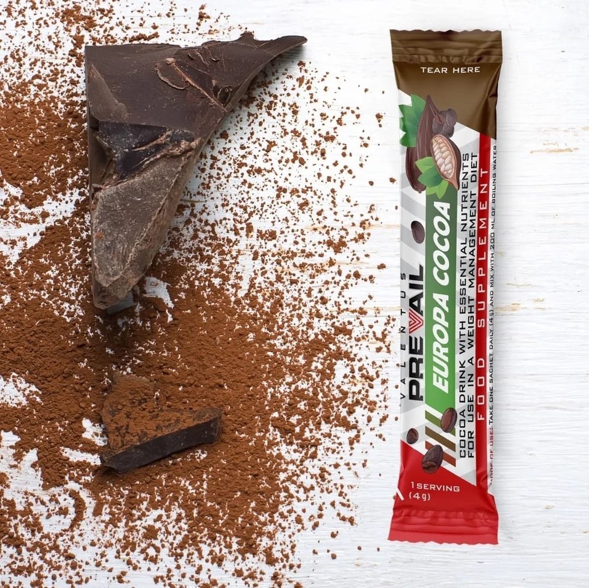Goedkoopste Valentus Prevail Europa Cocoa - 1 Week - Afslank Chocomelk