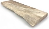 Suar plank 80 x 20 cm boomstam - Boomstam plank - Boomstam - Suar hout - Suar - Boomstam wandplank