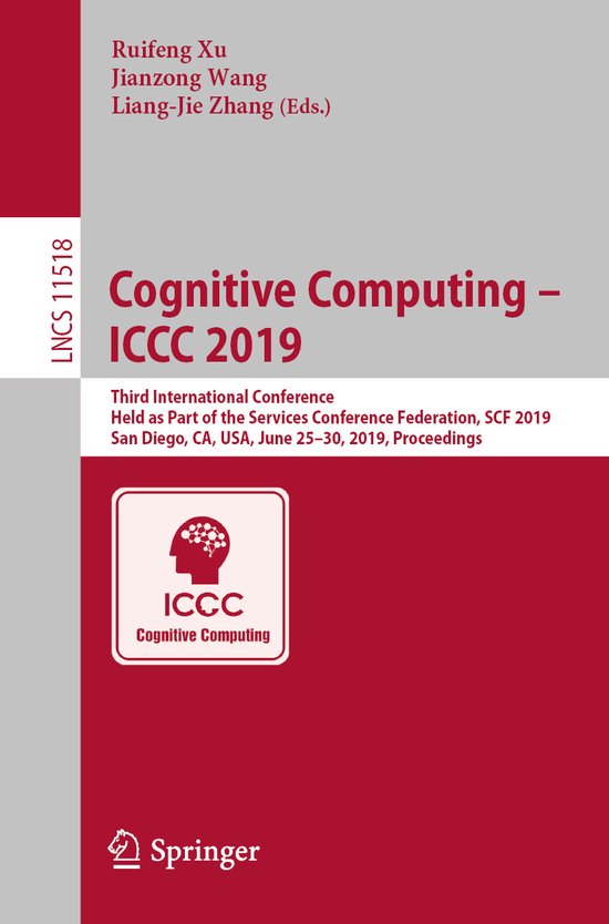Lecture Notes in Computer Science11518- Cognitive Computing  ... - cover