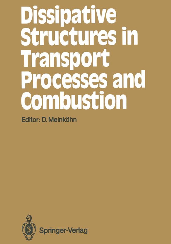 Dissipative Structures in Transport Processes and Combustion - cover