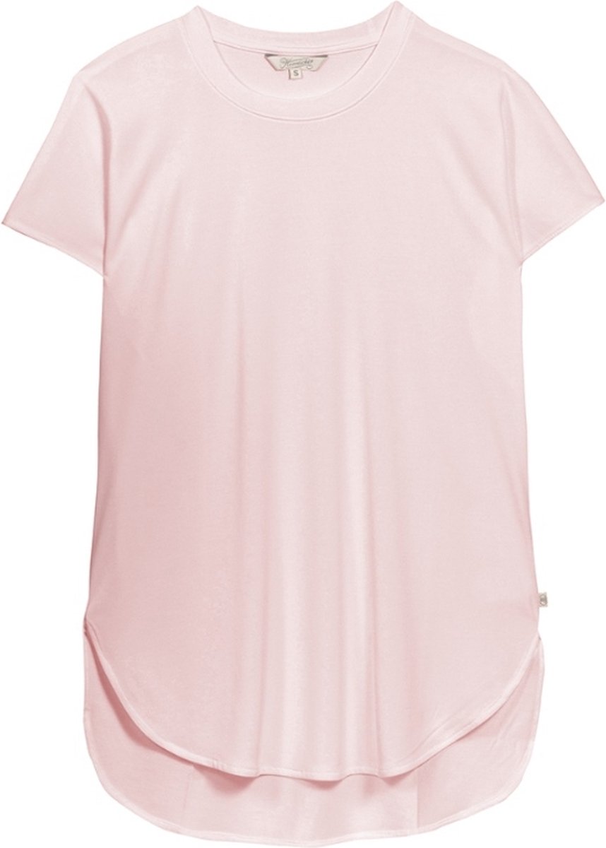 Roze basic duurzaam T-Shirt Liljana - Herrlicher - Maat XS