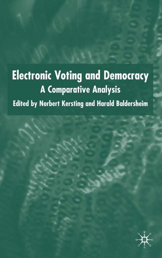 Electronic Voting and Democracy - cover