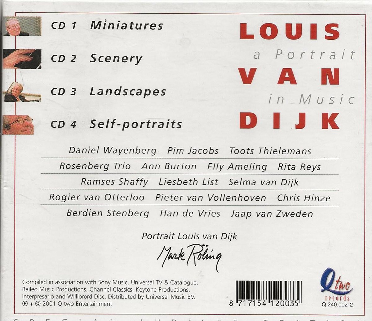 LOUIS VAN DIJK A PORTRAIT IN MUSIC OA ANN BURTON RITA REIJS LOUIS VAN DIJK A PORTRAIT IN MUSIC OA ANN BURTON RITA REIJS