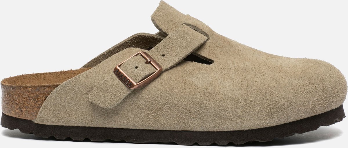 Birkenstock Boston SFB VL Narrow Clogs Taupe Bruin