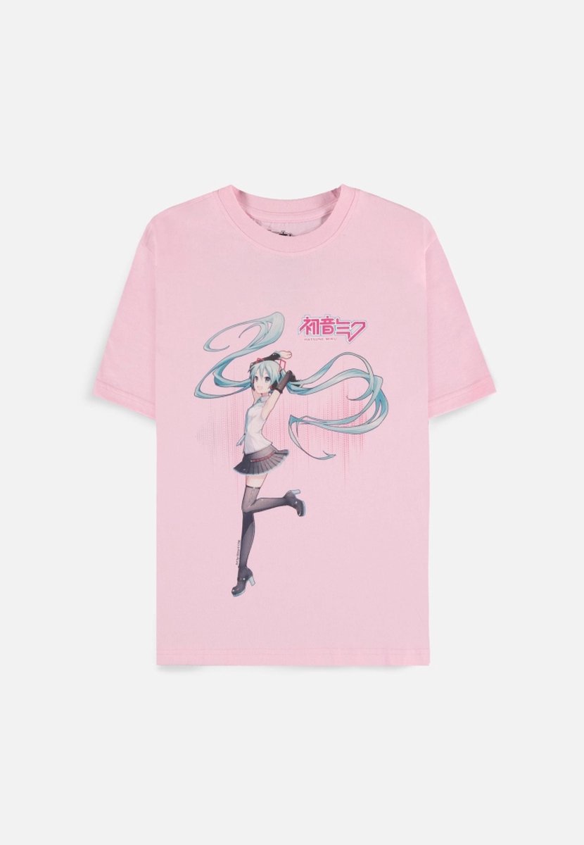 Hatsune Miku - Hatsune Miku Dames T-shirt - XL - Roze