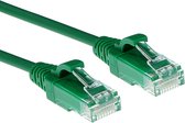 ACT Green – câble de raccordement slimline pour centre de données LSZH U/UTP CAT6, 0 mètres, sans accroc, avec Connecteurs RJ45 DC9730