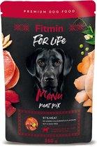 Fitmin For Life Dog Menu Meat Mix Pouch 10 x 350g