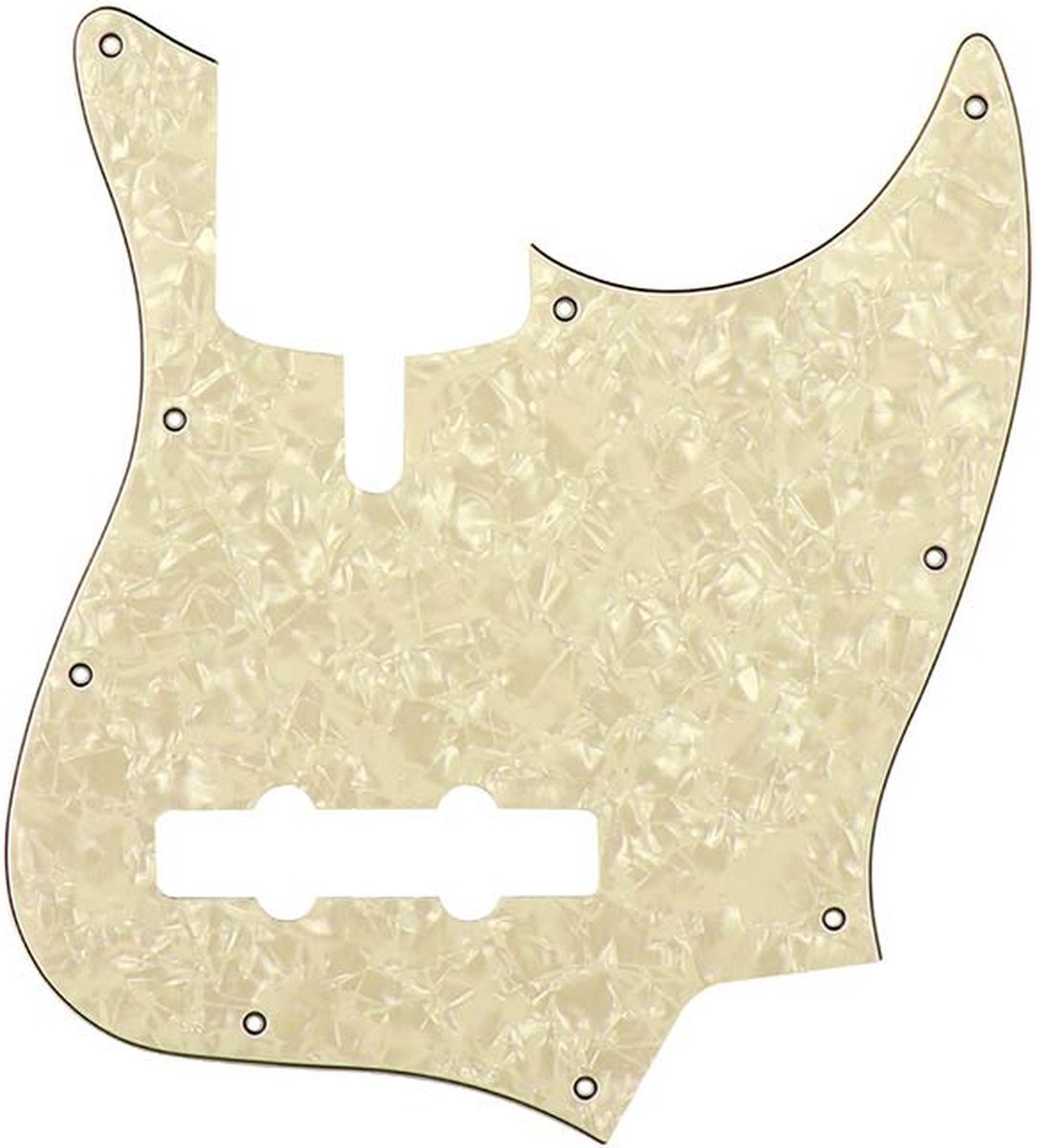 Boston M5V-310-PC pickguard, Sire Marcus Miller V-series 5-string, 3 ply, pearl cream