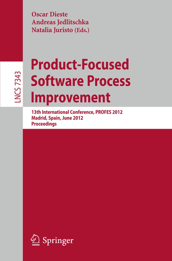 Product-Focused Software Process Improvement - cover