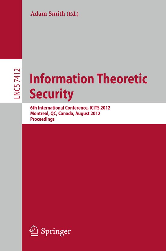 Information Theoretic Security - cover