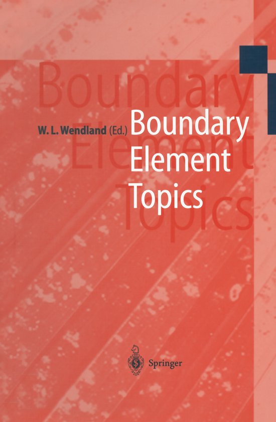 Boundary Element Topics - cover