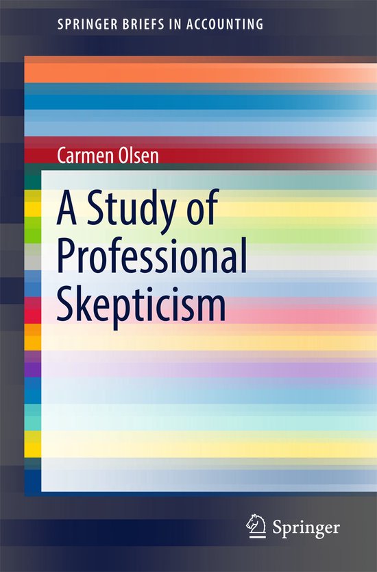 A Study of Professional Skepticism - cover